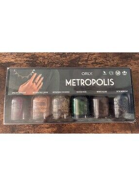 Orly Nail Lacquer METROPOLIS Collection (6 Colors) New In Box